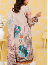 Norah Platinum Doriya Zari Printed Lawn 3 Piece Unstitched Suit NH24PDZ D-02